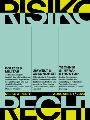 cover image of Risiko & Recht 01/2023
